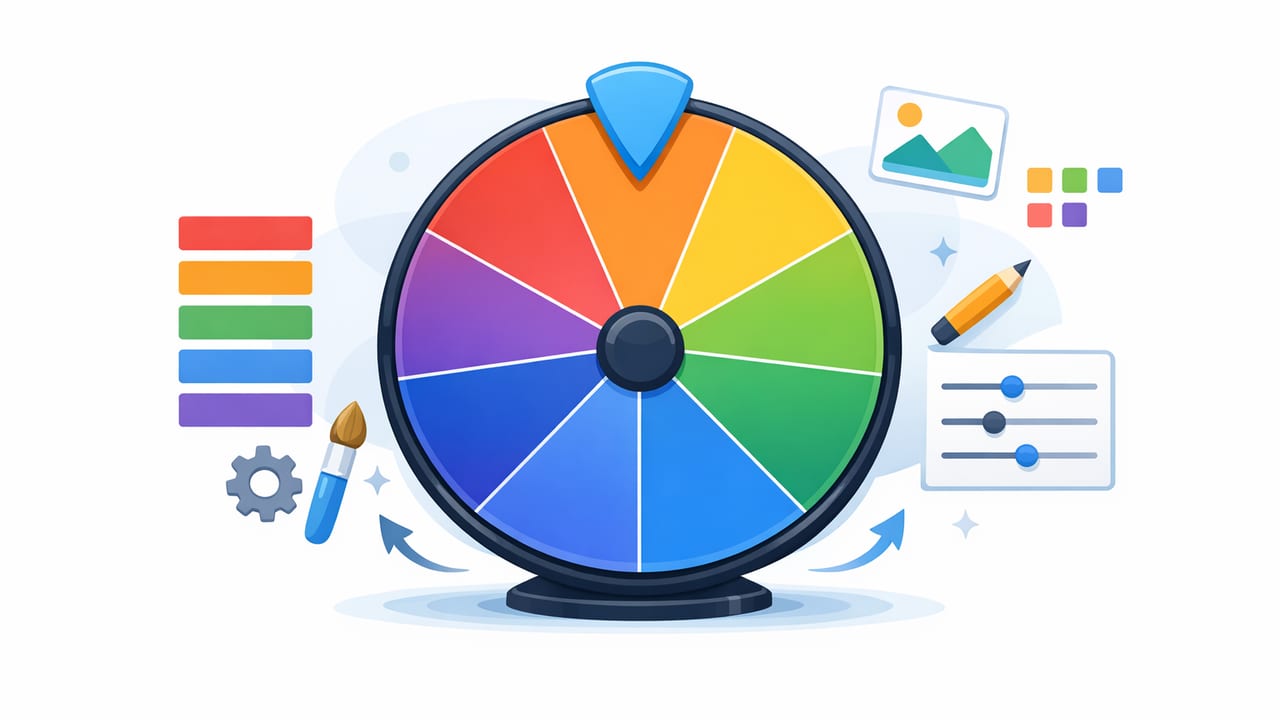 How to Make a Customizable Decision Wheel With Colors That Works