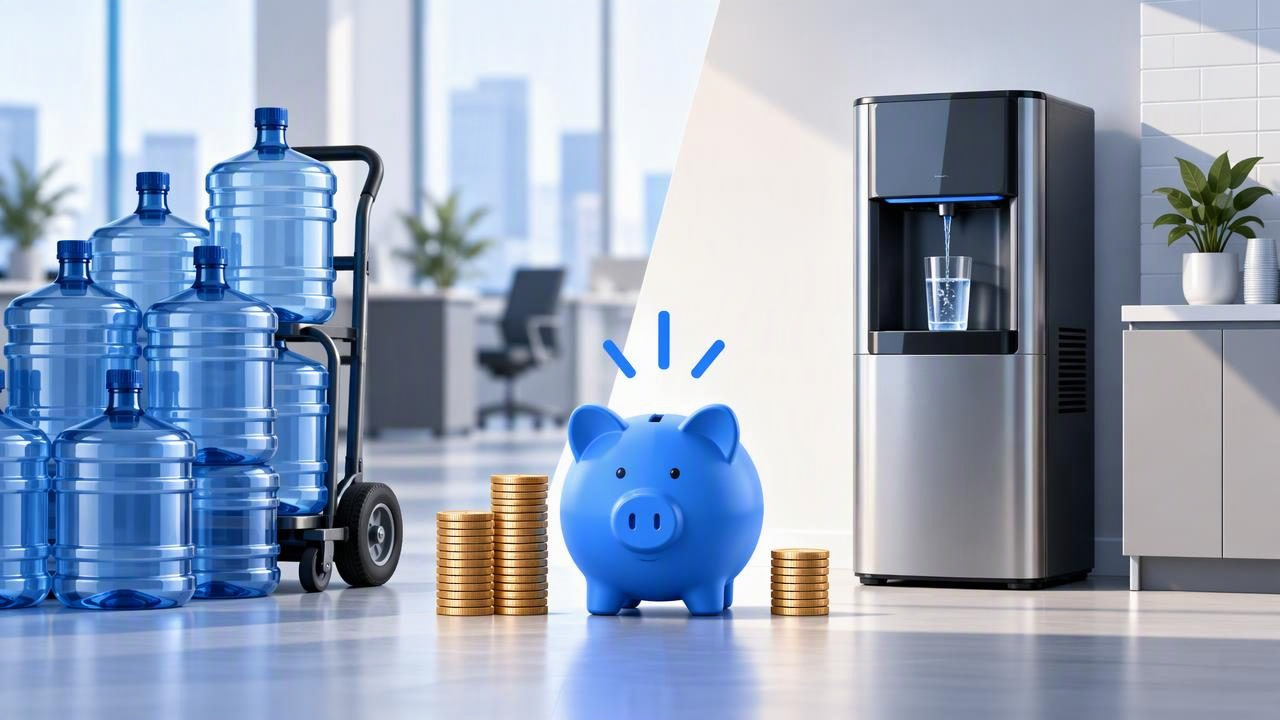Small Business Water Delivery Costs: Bottled vs. Bottleless