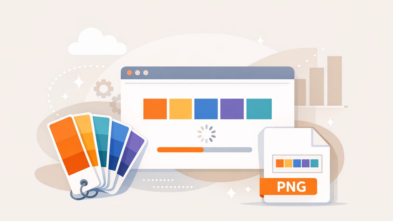 How to Save a Color Palette to PNG (Clean, Shareable Exports)