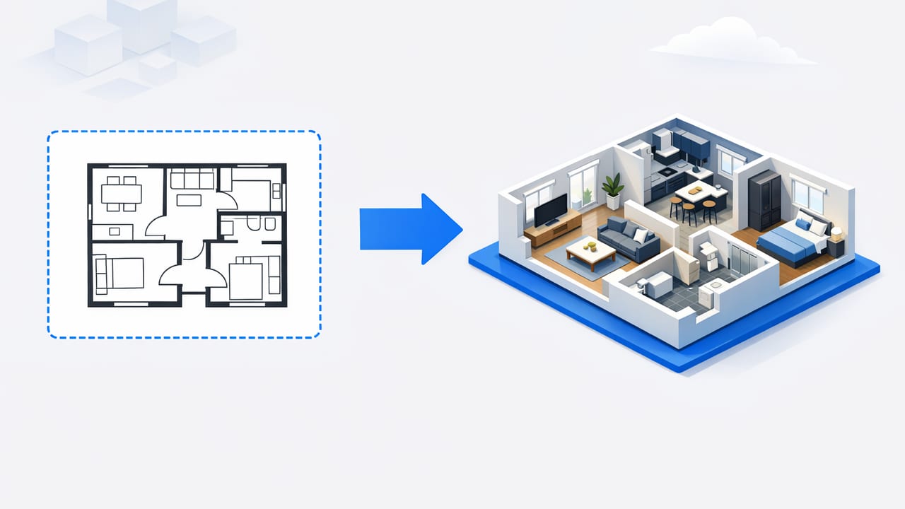 How to Convert a Floor Plan to 3D Without Losing Accuracy