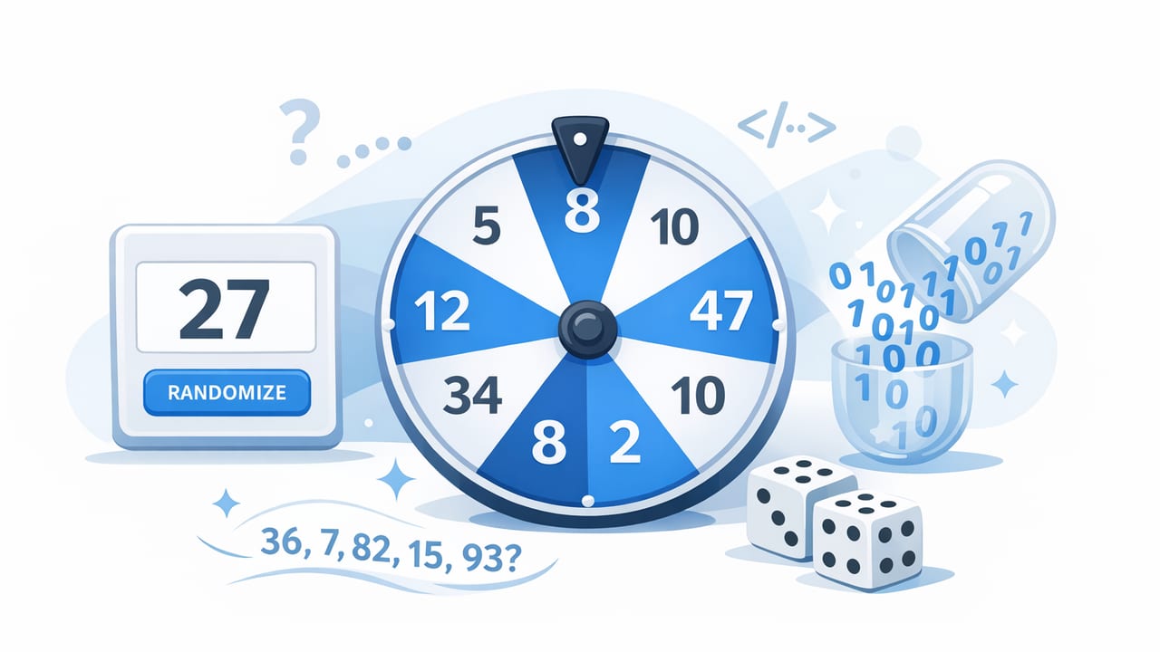 Random Number Generator: Fair, Fast Picks for Everyday Decisions