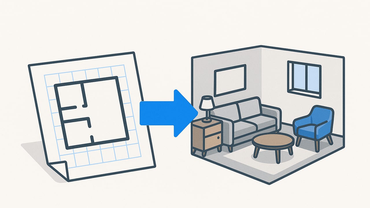 Interior Design Mockup Workflow: From Floor Plan to Realistic 3D