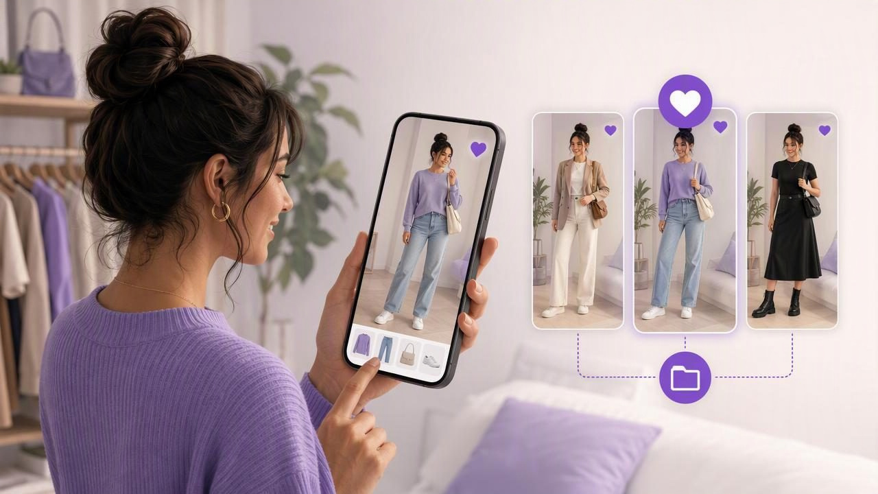 How to Save Favorite Looks With a Virtual Try-On App
