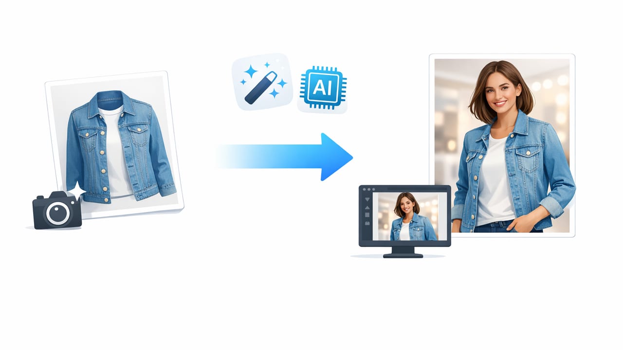 How to Turn Clothing Photos Into Model Shots (Without a Studio)
