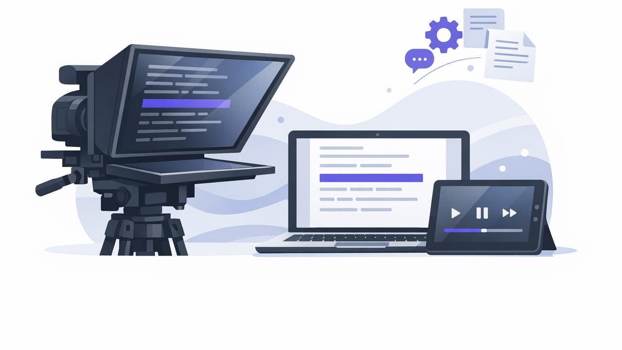 Teleprompter Script Formatting: Write for Natural On-Camera Delivery