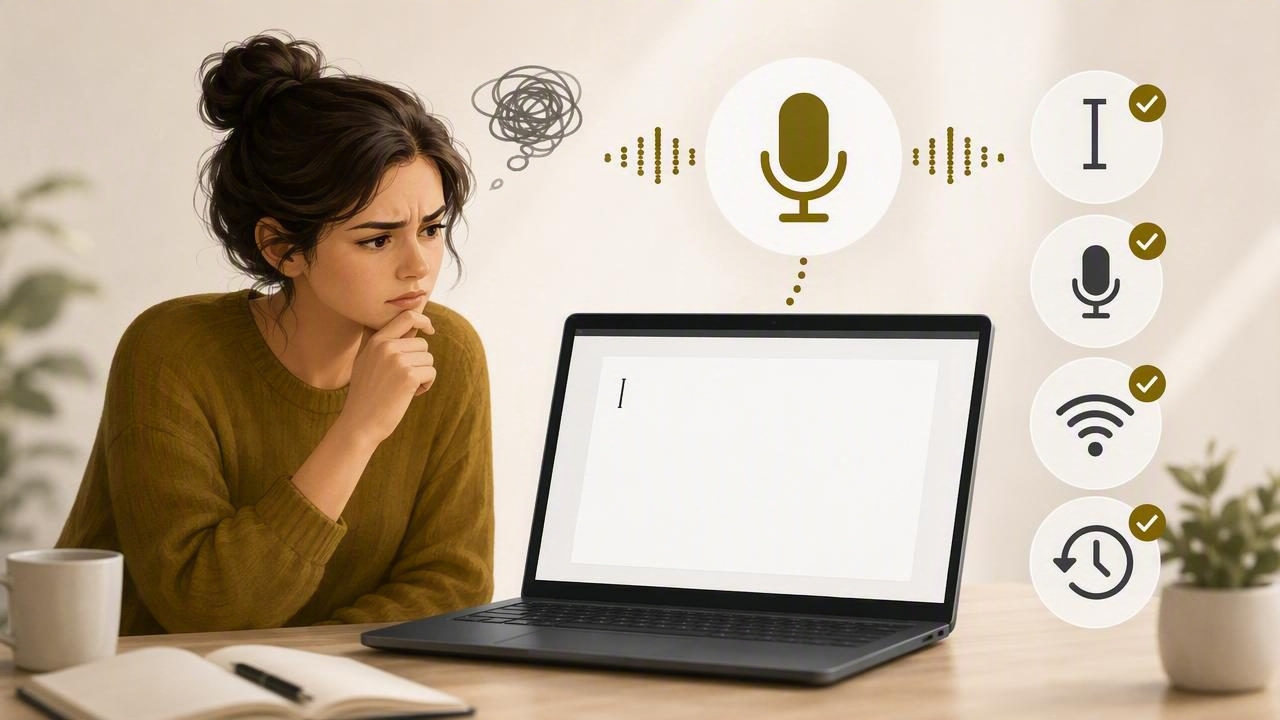 Voice typing on Windows: when your text doesn't appear
