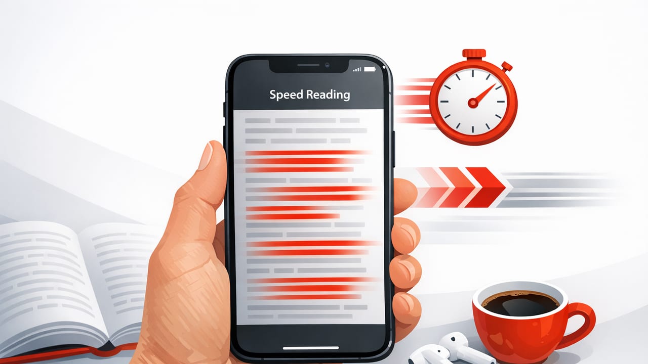 Speed Reading on iPhone: Techniques, Settings, and Daily Drills