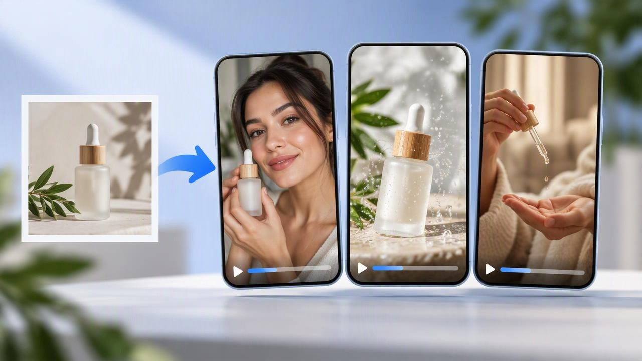 Best Product Photo Video Maker: Turn One Image Into 3 Concepts