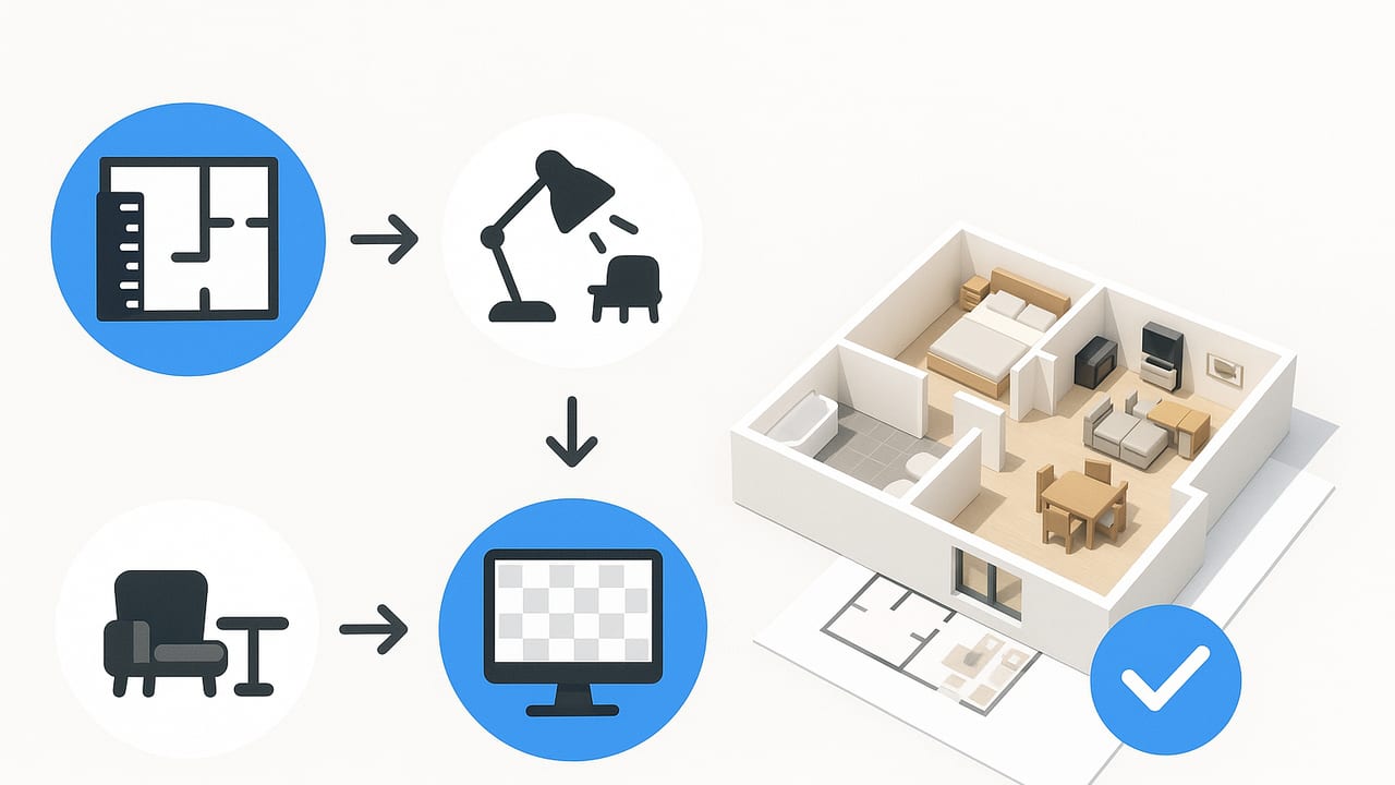 Apartment Floor Plan 3D: Accurate Workflow, Settings, and QA