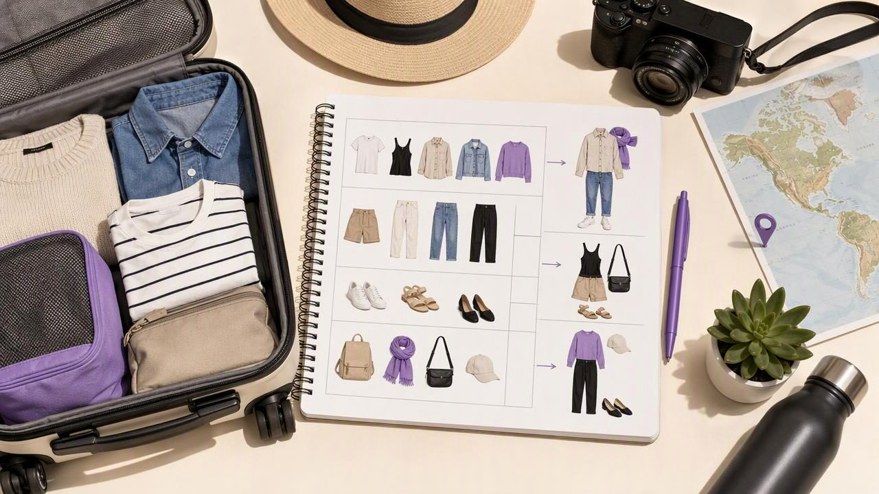 Travel Packing Outfit Planner: Build a Smarter Trip Wardrobe