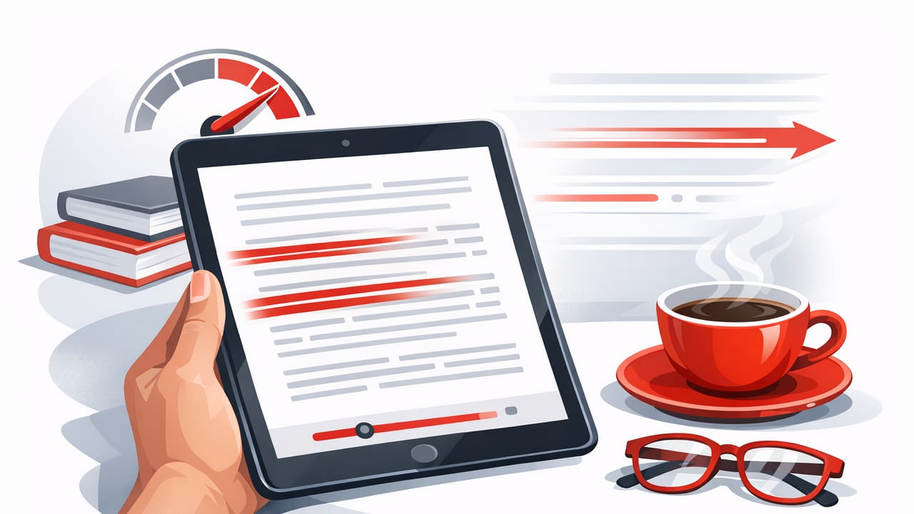 Speed Reading on iPad: A Focused Setup for Faster, Deeper Reading