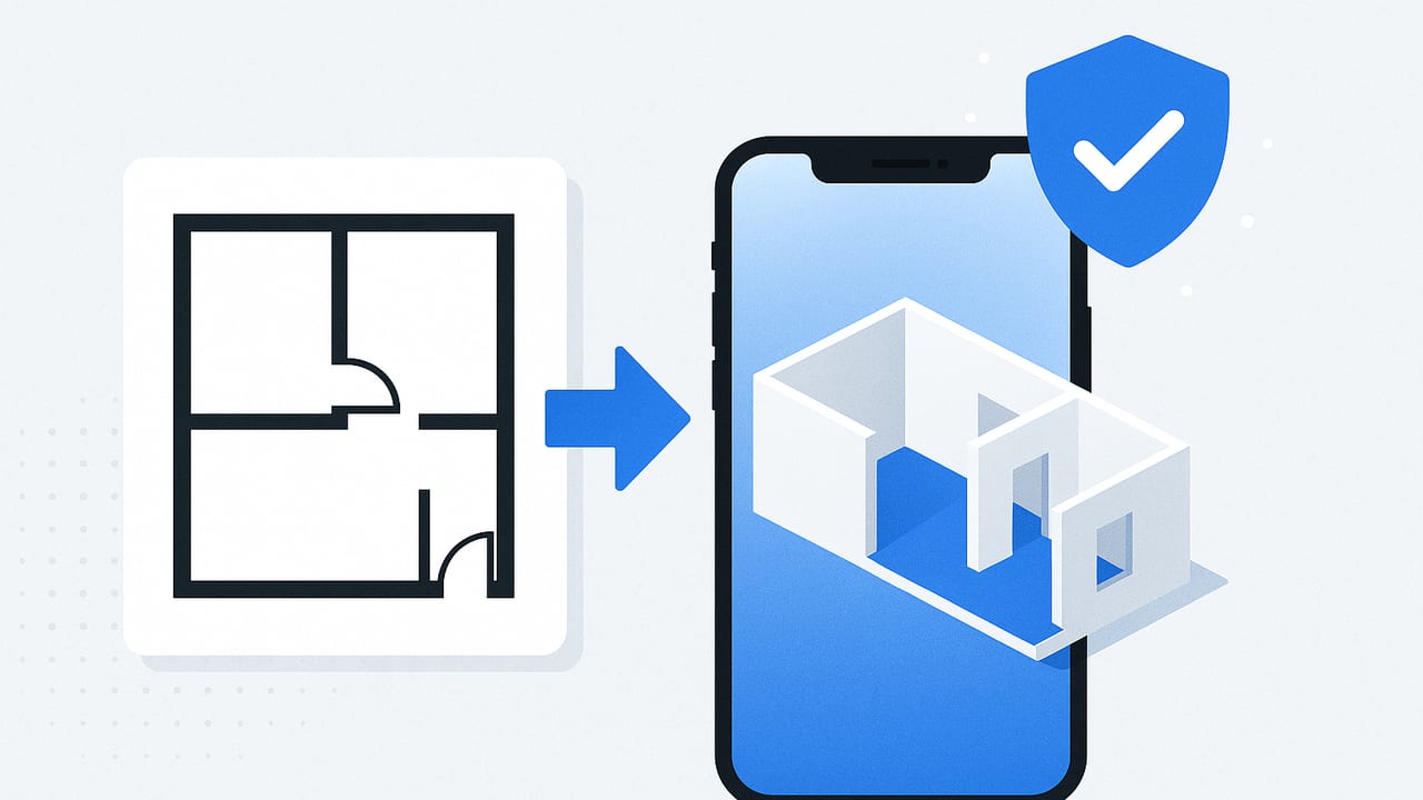 Offline iOS Floor Plan to 3D Converter: Privacy and Accuracy