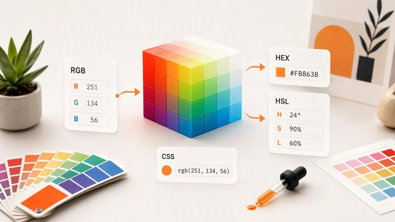 RGB Converter Guide: Convert RGB to HEX, HSL, and CSS