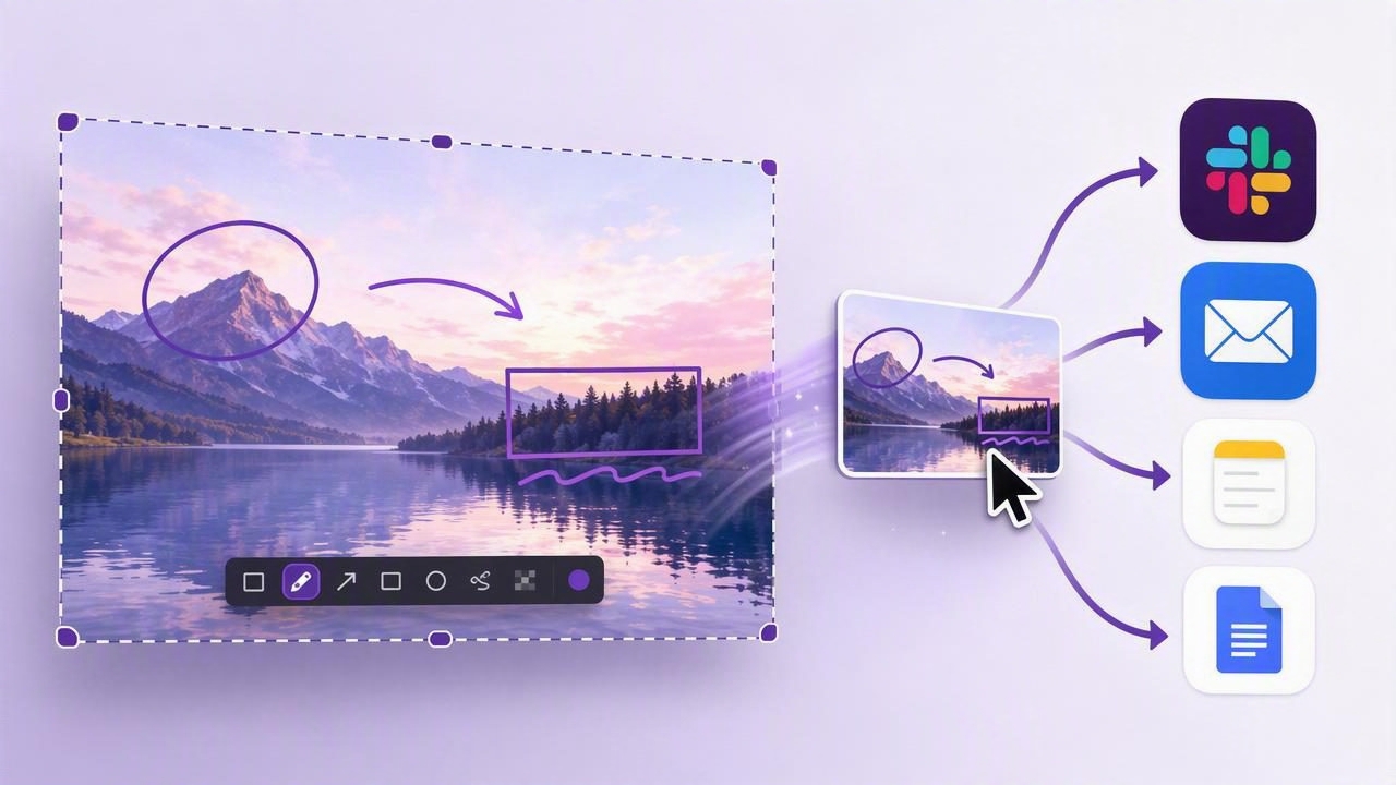 Drag a Screenshot Into Another App With a Full Screen Capture Tool