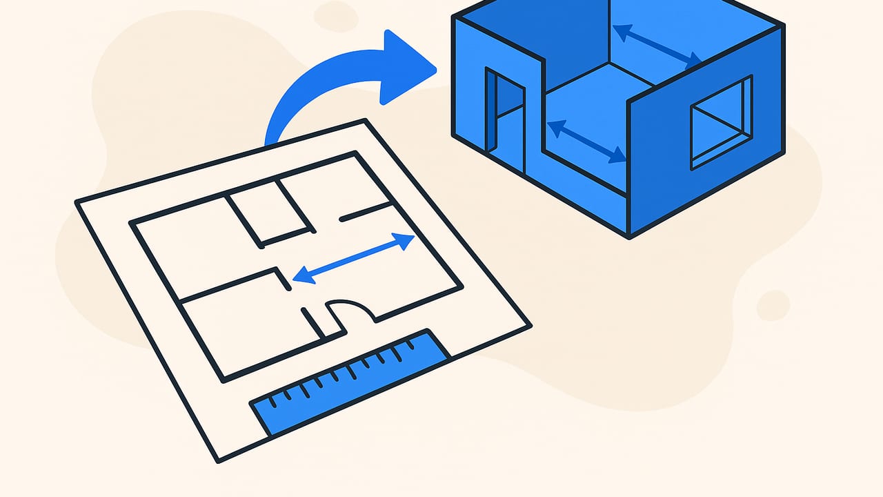 Keep Room Dimensions Accurate When Converting Floor Plans to 3D