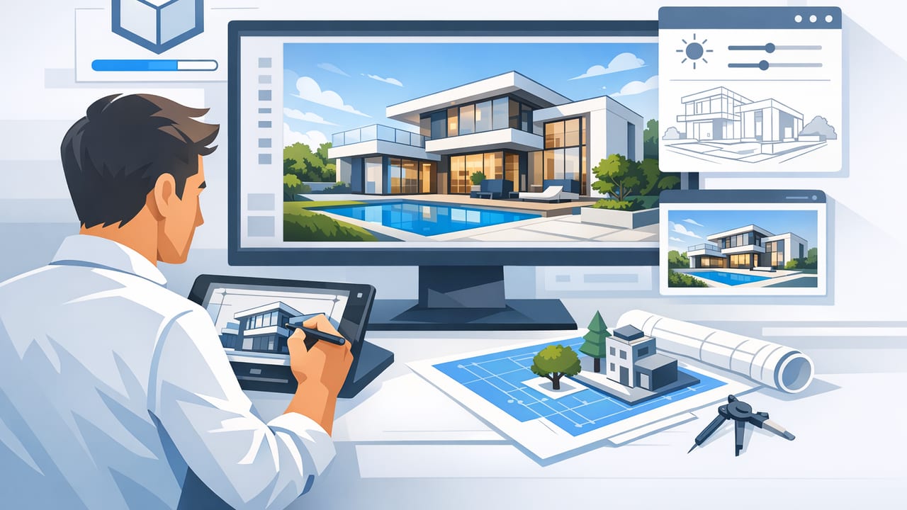 Architect 3D Visualization: Turn 2D Floor Plans Into Clear Concepts