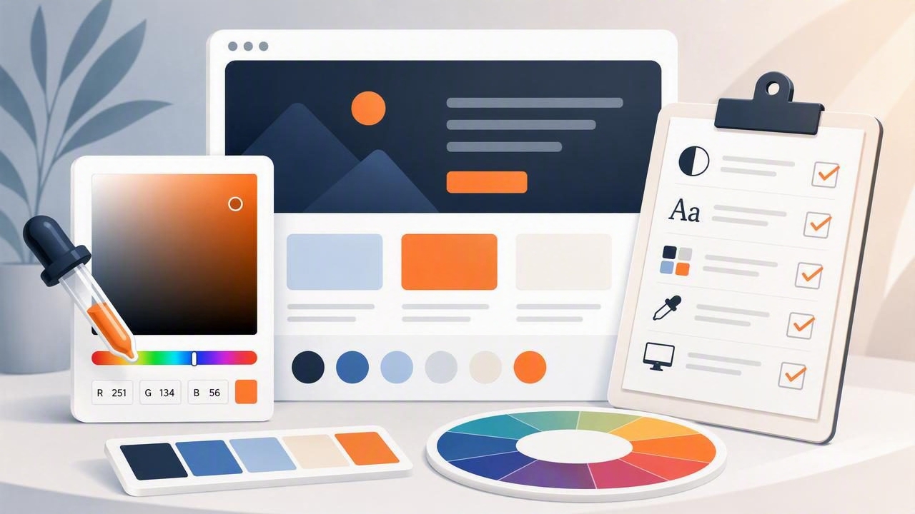 Choose Colors for a Website: RGB Color Picker Checklist