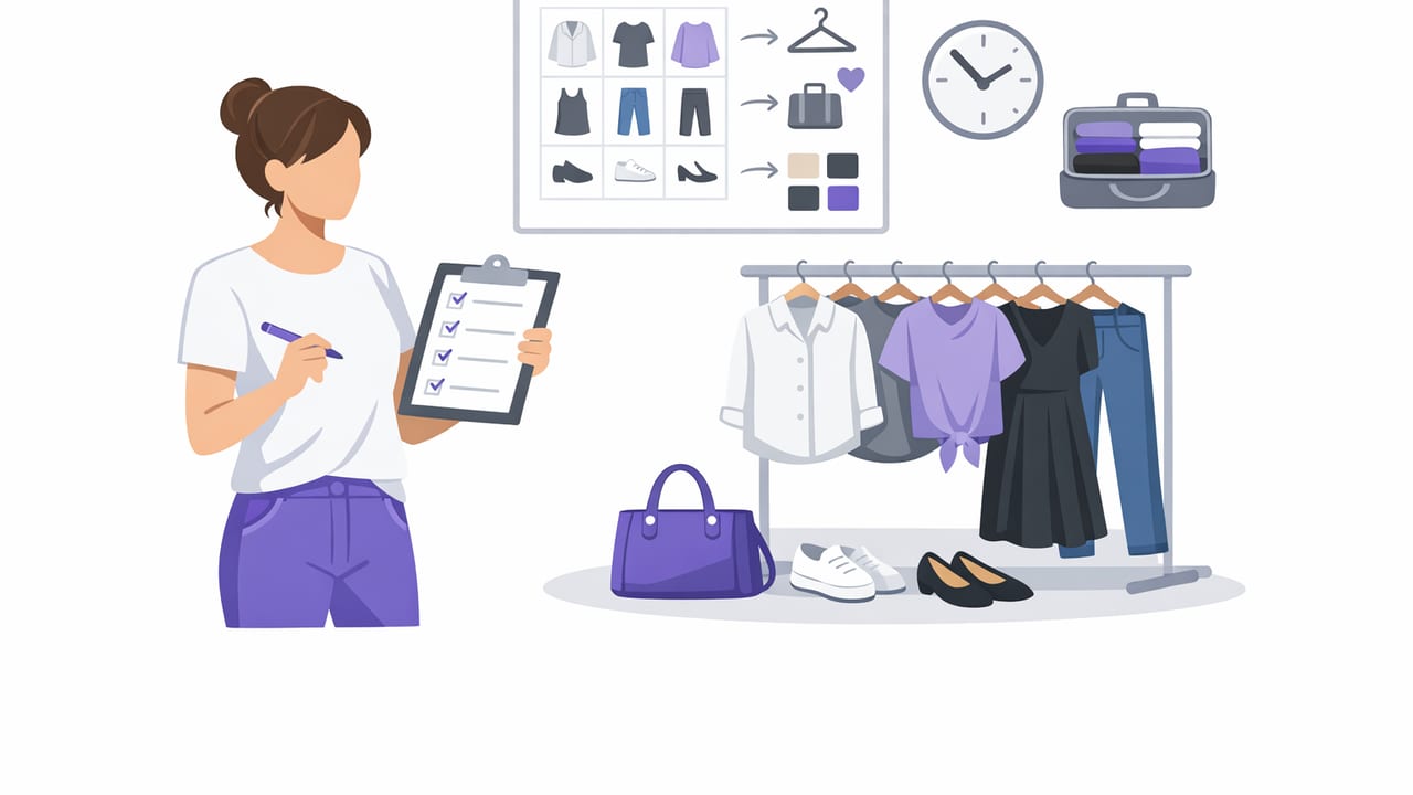 Minimalist Wardrobe Planner for Busy Moms: A Simple Weekly System
