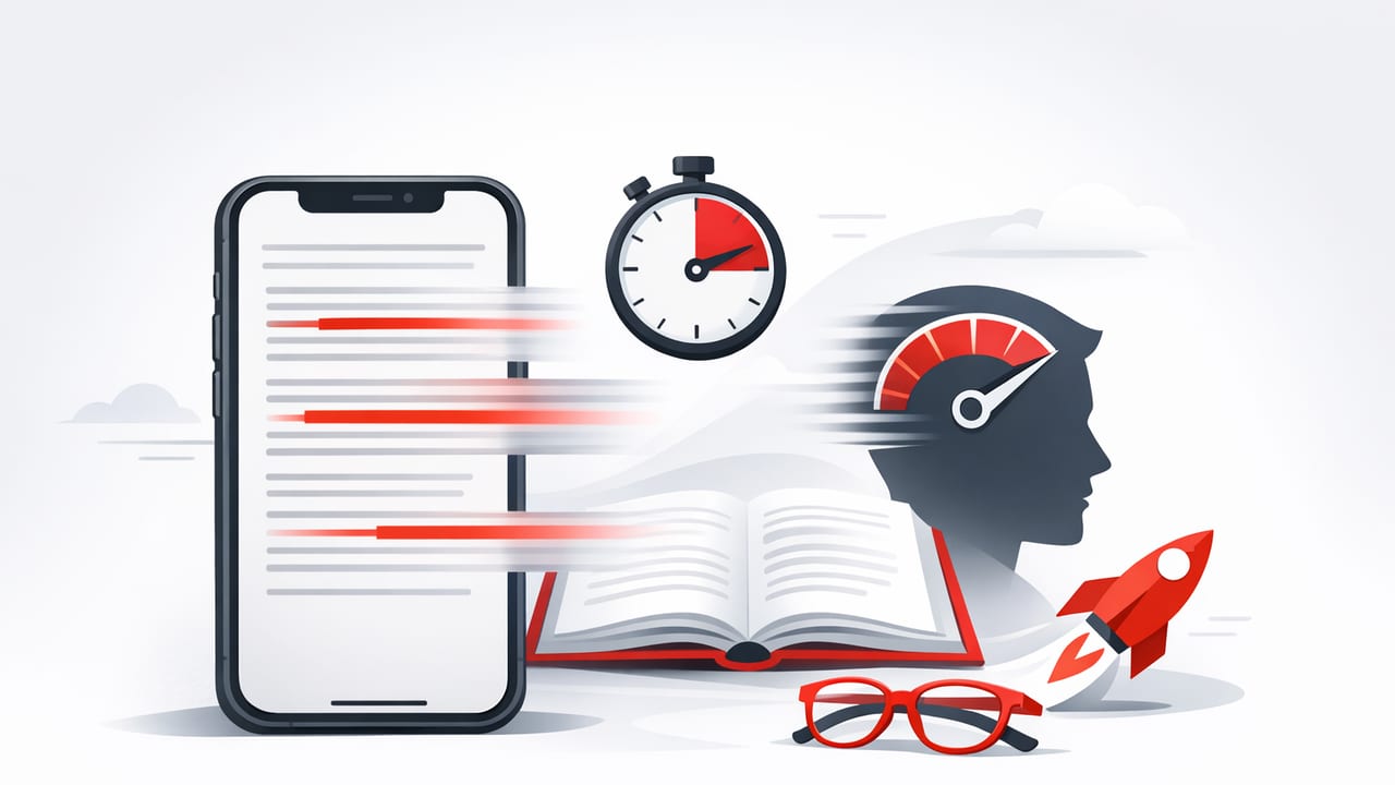 Speed Reading iOS Workflow: Read Faster on iPhone & iPad