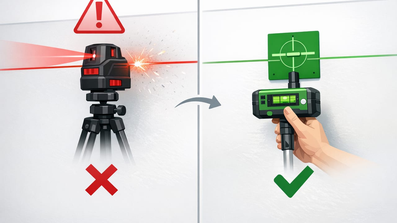 Safe Alternatives to a Laser Line Level for Straight Layouts