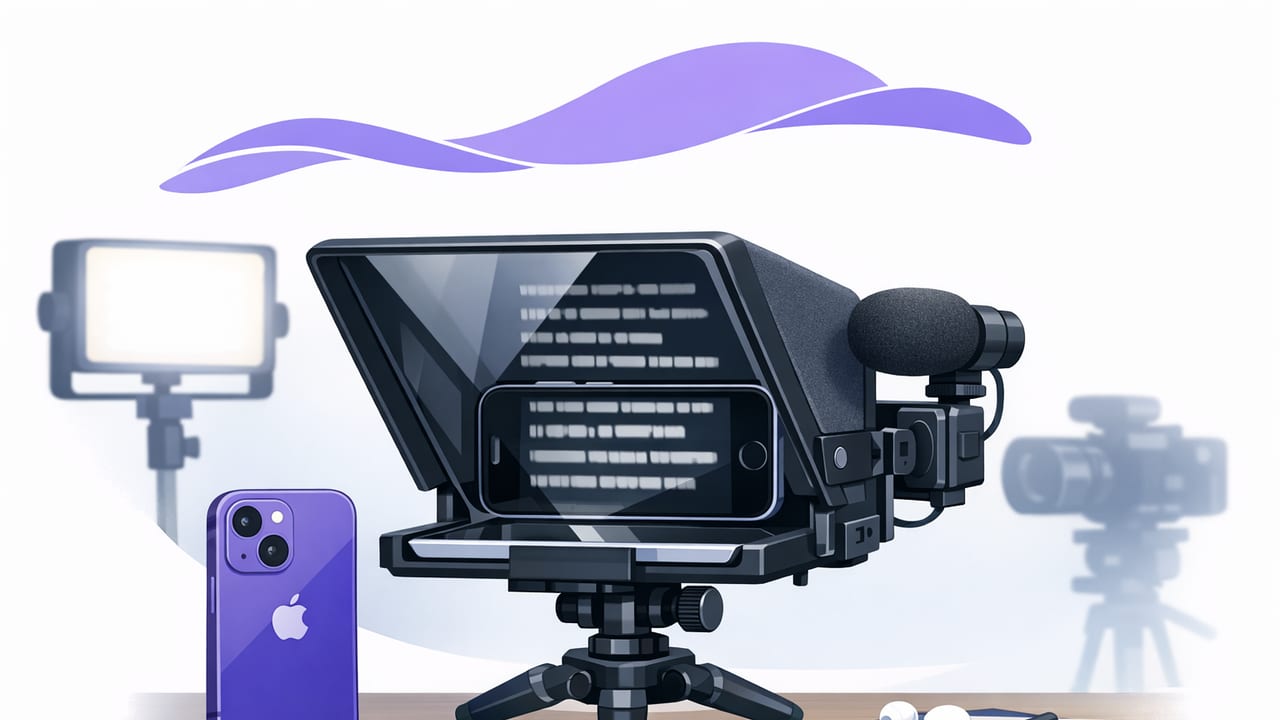 iPhone Teleprompter Setup Checklist for Natural, Confident Videos