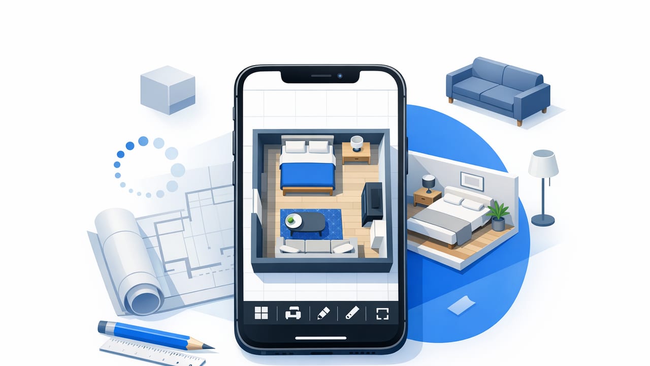 iOS Room Planner Workflow: From Paper Floor Plan to 3D Decisions