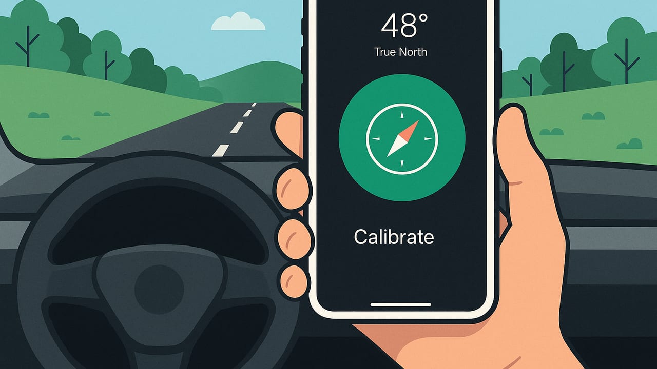How to Calibrate Your iPhone Compass Before a Road Trip