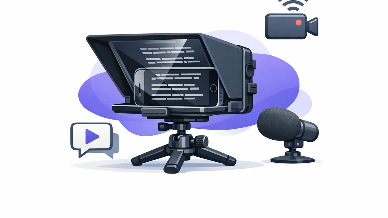iPhone Teleprompter Workflow: Record Confident Videos in One Take