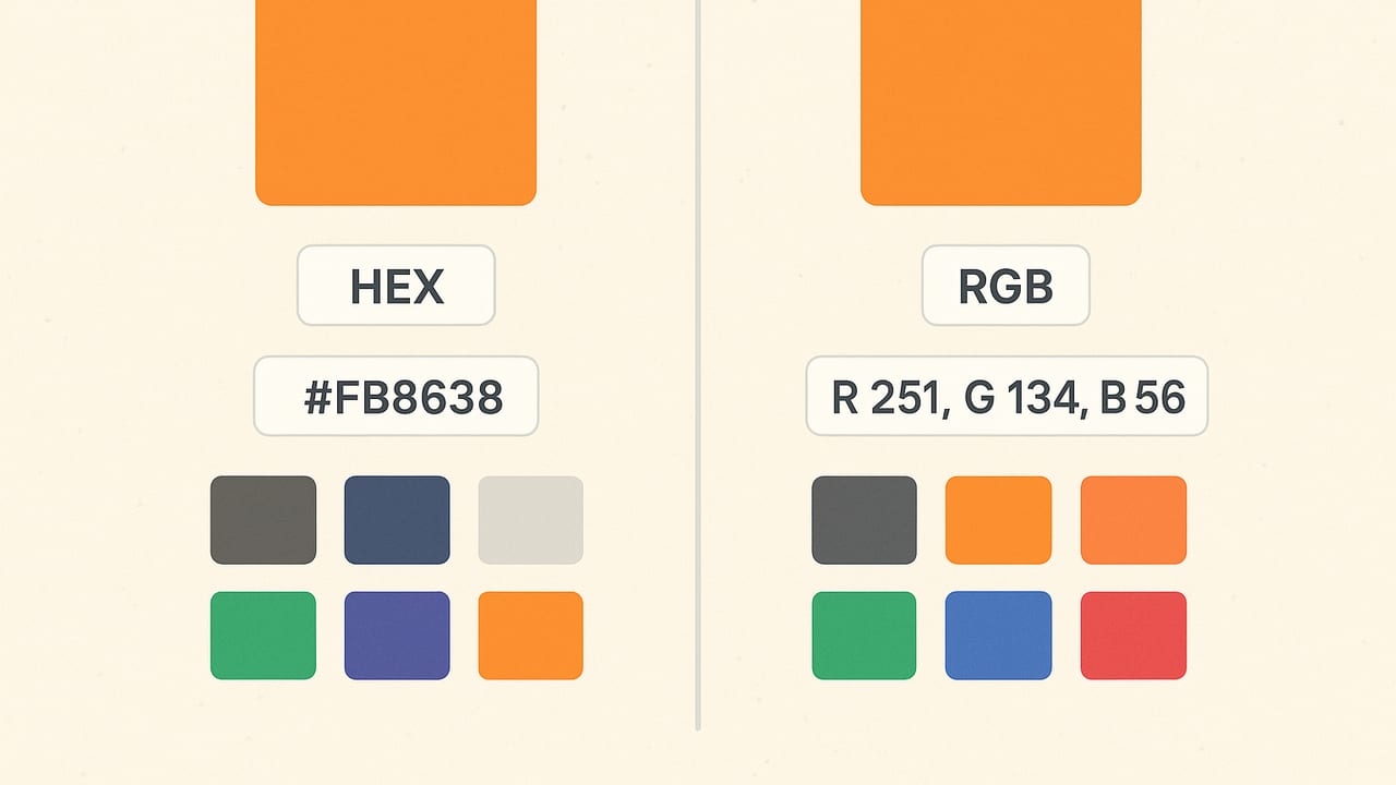 HEX vs RGB: What’s the Difference and When to Use Each