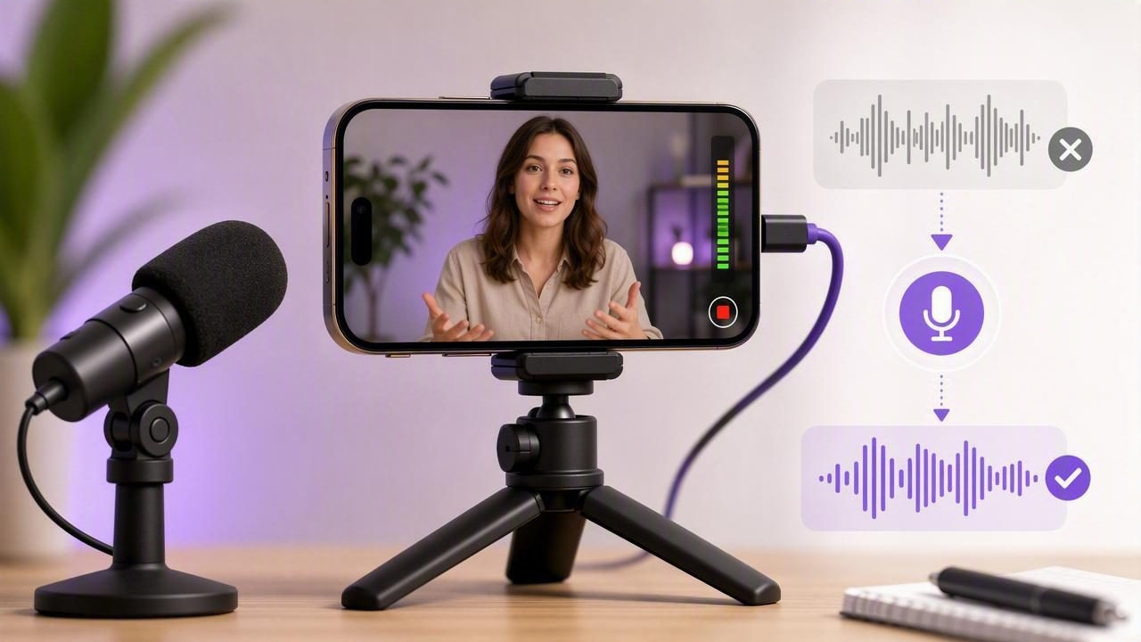 How to Use an External Mic Video App for Better iPhone Audio