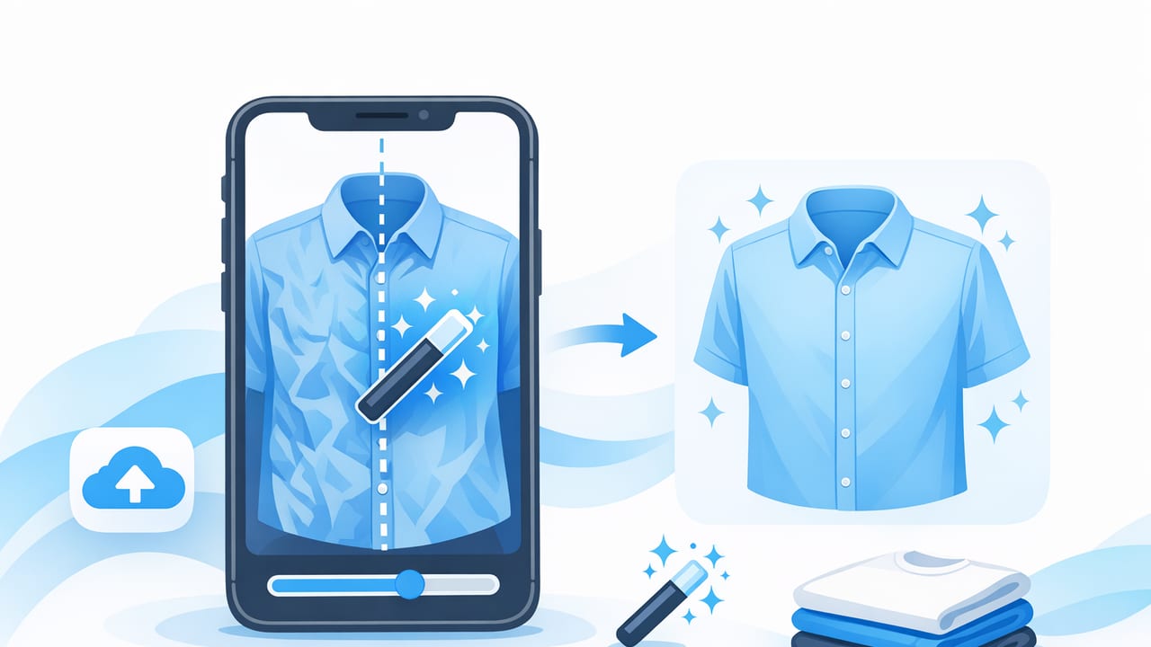 Unwrinkle Clothes App Tips: Make Clothing Photos Look Smooth Fast