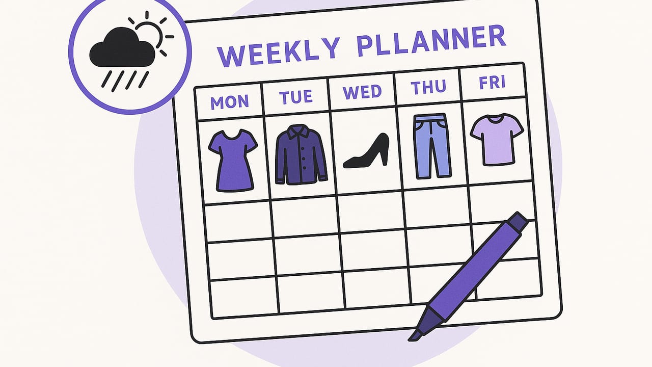 Weekly Outfit Planner: Templates, Routines, and Weather-Proof Picks
