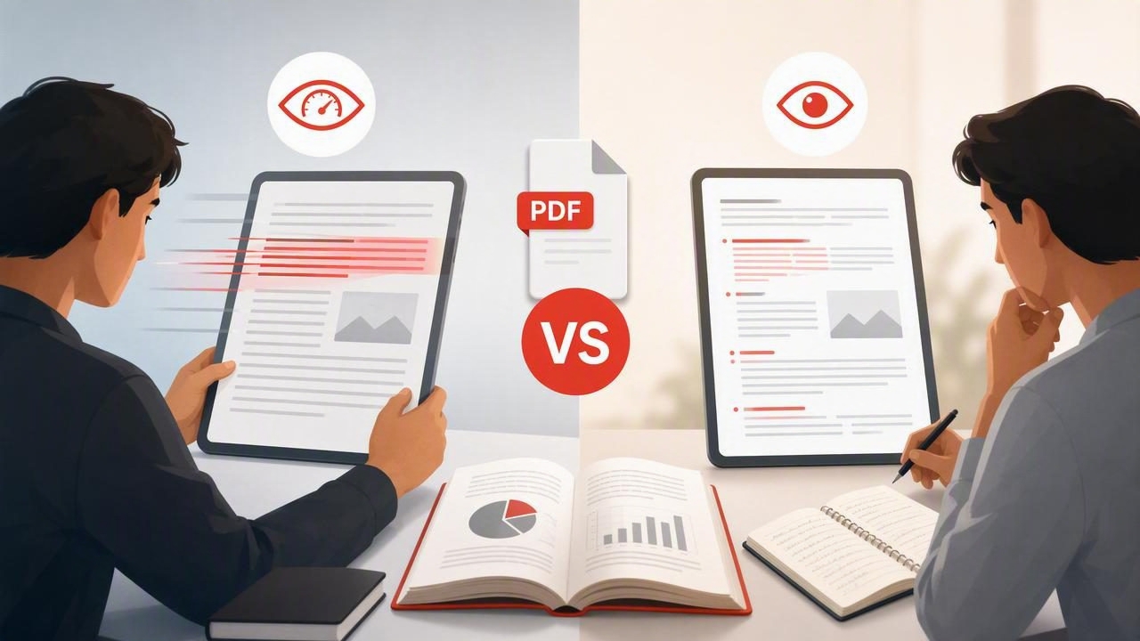 PDF Speed Reader vs Skimming: Which Method Works Best?