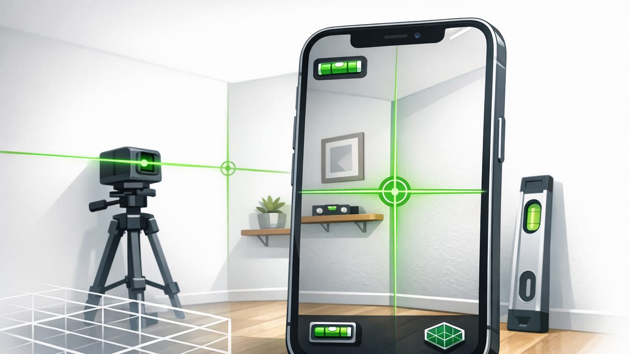 Laser Projection Level App on iOS: Accurate Alignment for DIY
