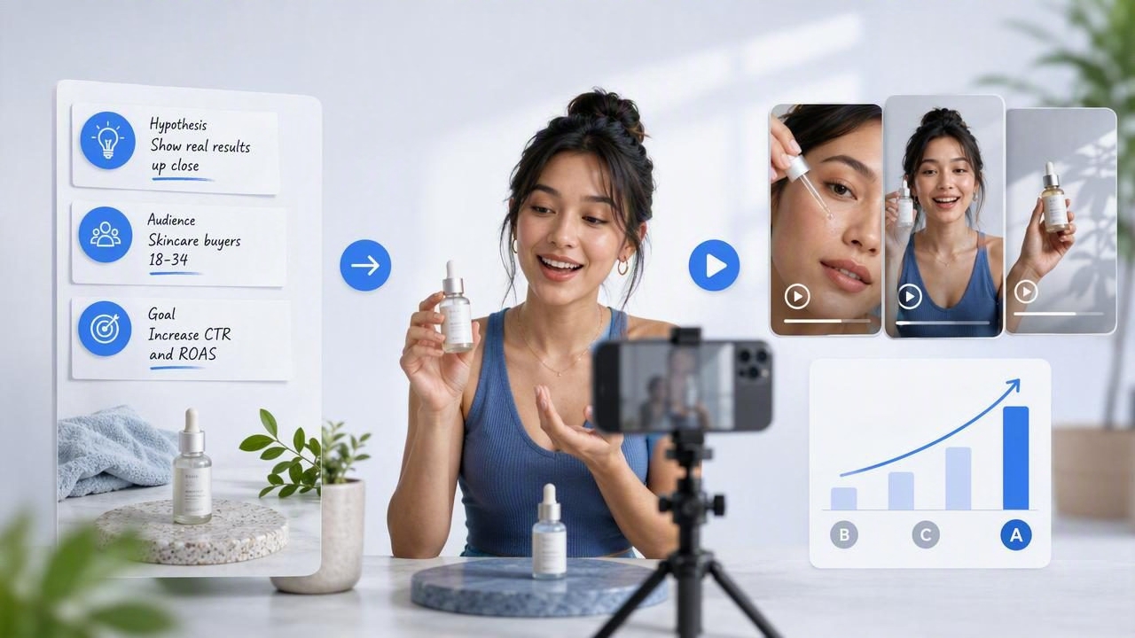 How to Get Rapid Creative Testing With a Creator Style Ad Maker
