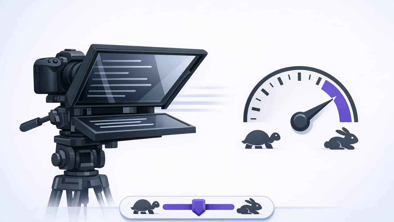 Fixed Speed Teleprompter: The Simple Formula for Perfect Pacing