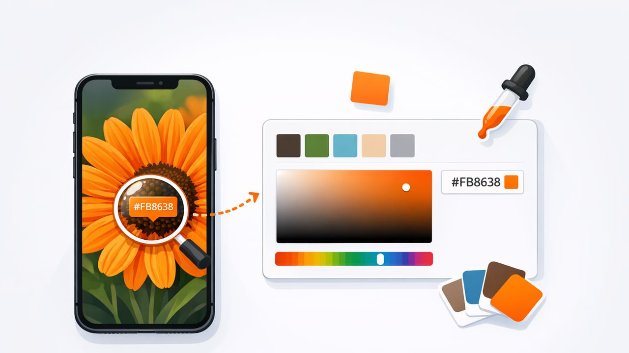 How to Extract HEX Codes from Photos on iPhone (Accurate Methods)