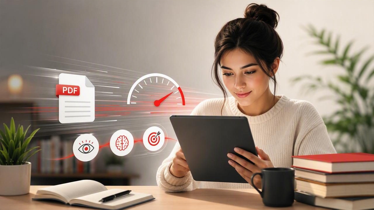 PDF Speed Reader Guide for Avid Readers: Read More With Focus