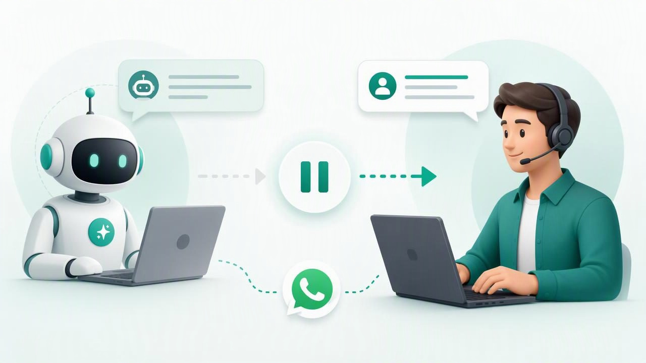 How to Pause AI Replies During Human Support