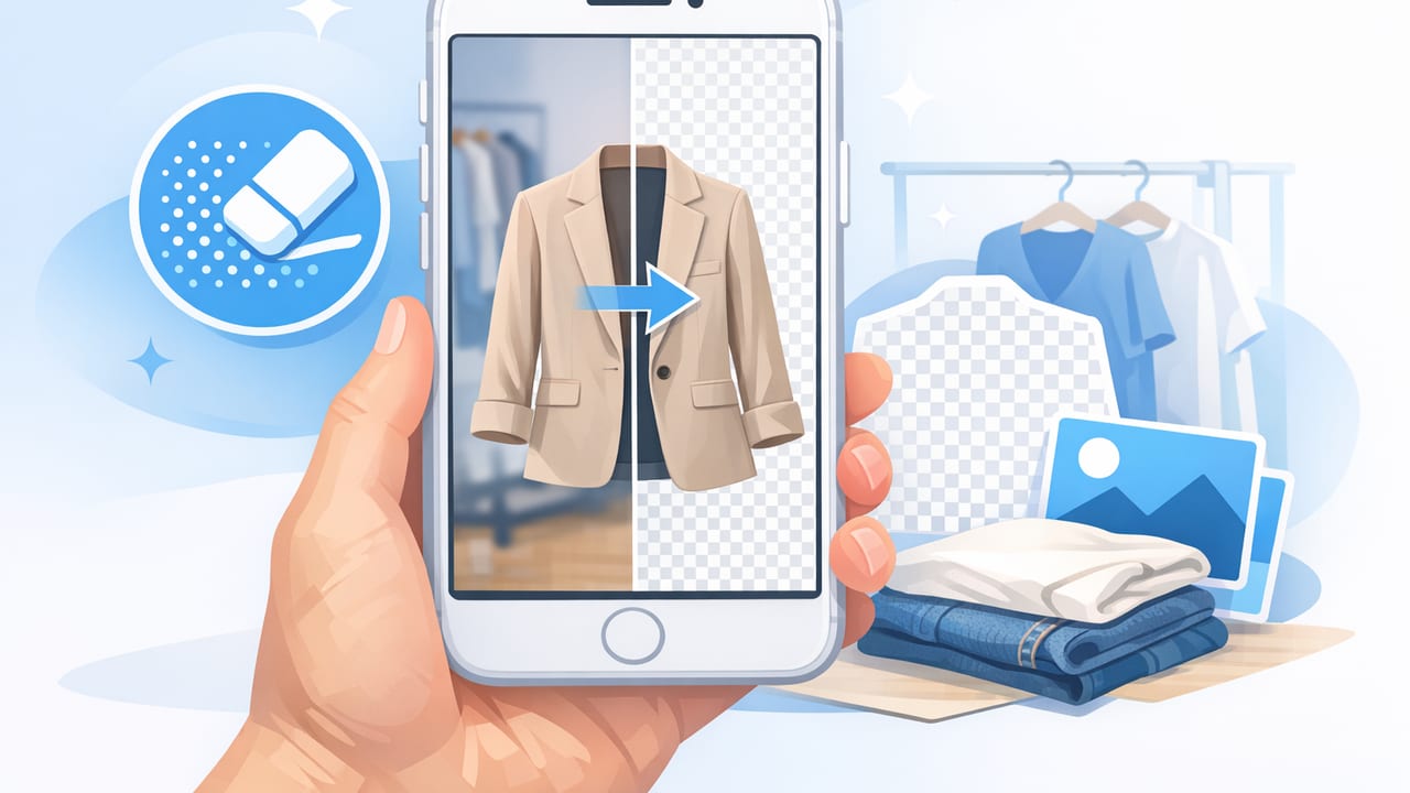 iPhone Background Eraser for Clothing Shots: Clean, Shop-Ready Photos