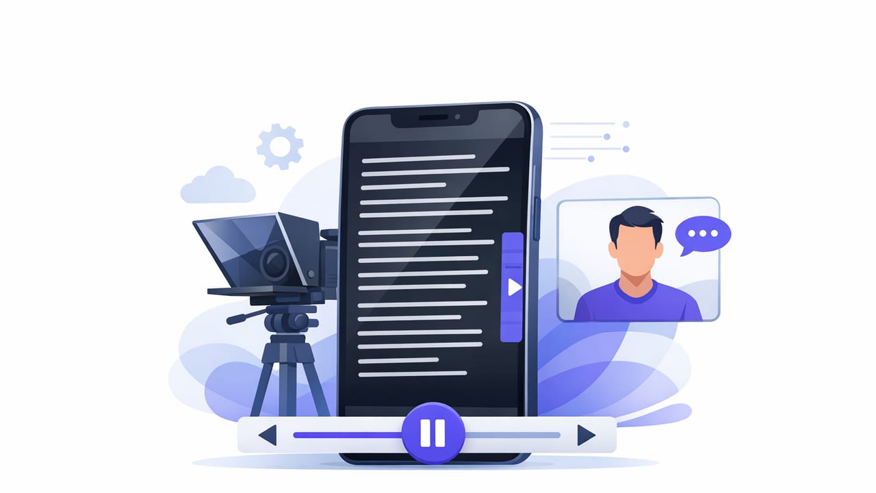 How to Use a Scrolling Teleprompter App for Natural iPhone Videos