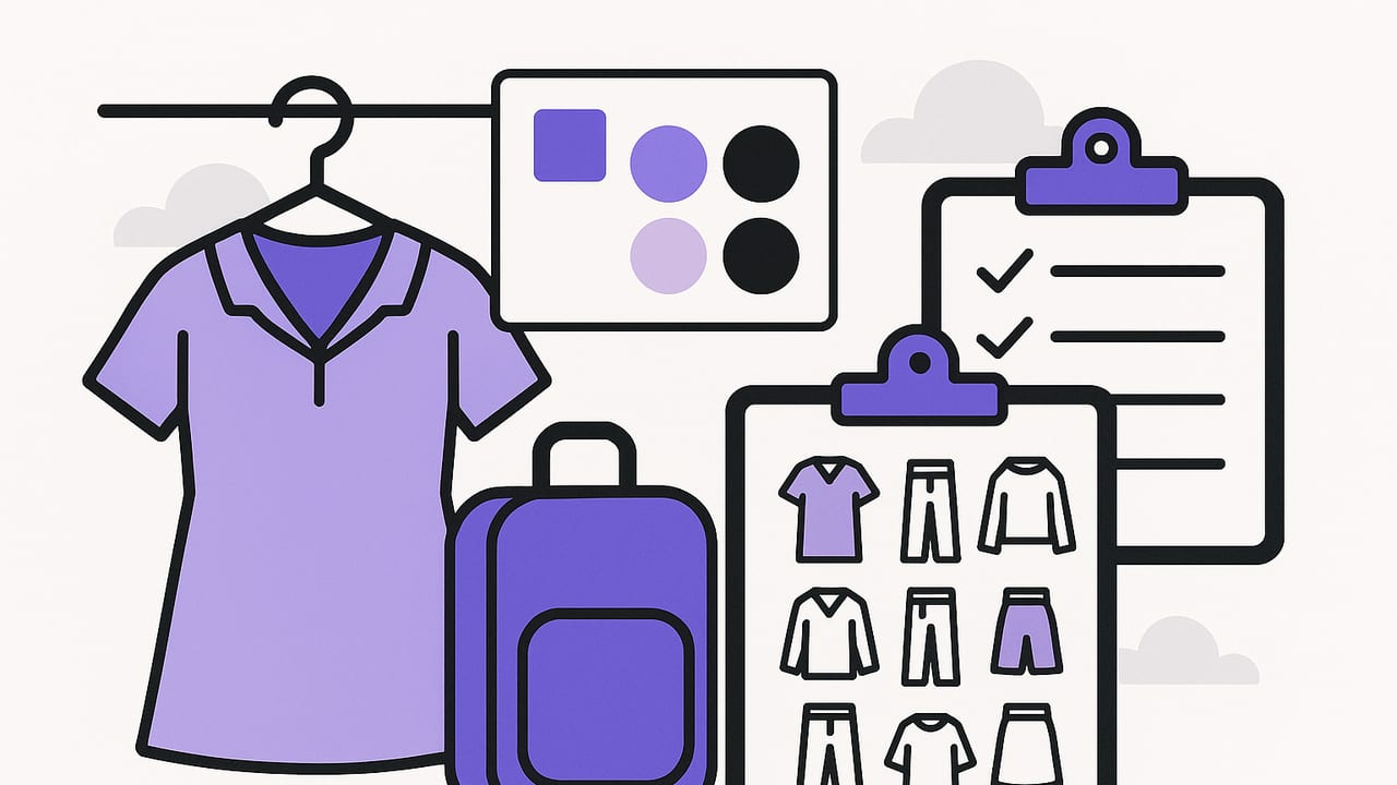How to Plan Travel Packing Looks From Your Existing Closet