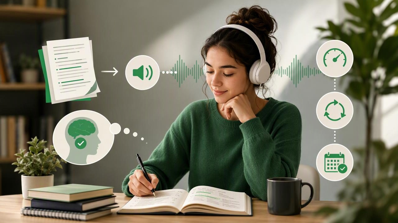 How to Review Study Notes by Listening: A Practical Guide