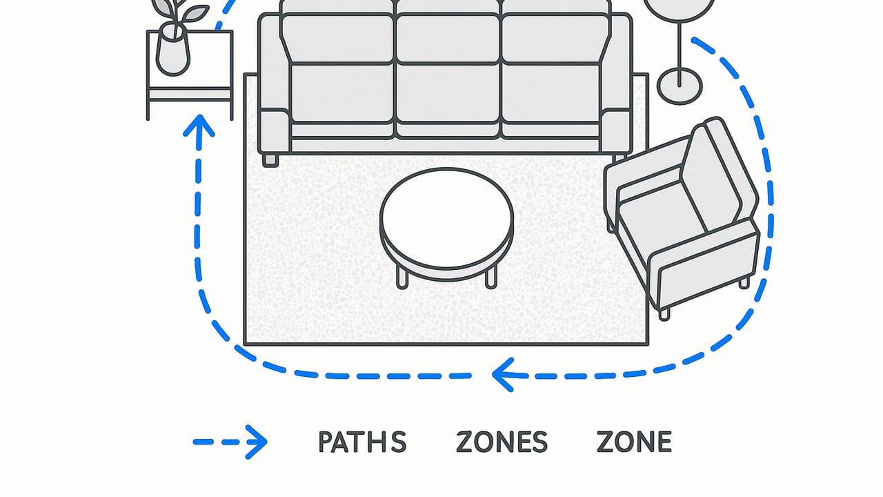 Living Room Flow Ideas That Work: Layout Rules and Dimensions