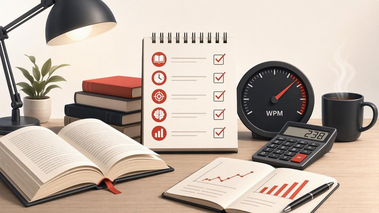 Daily Reading Habit Checklist With a WPM Calculator