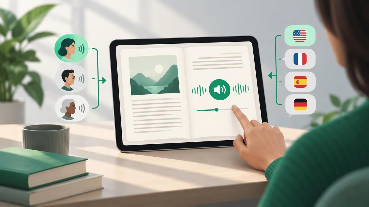 Switch Voices and Languages: A MOBI Reader Checklist