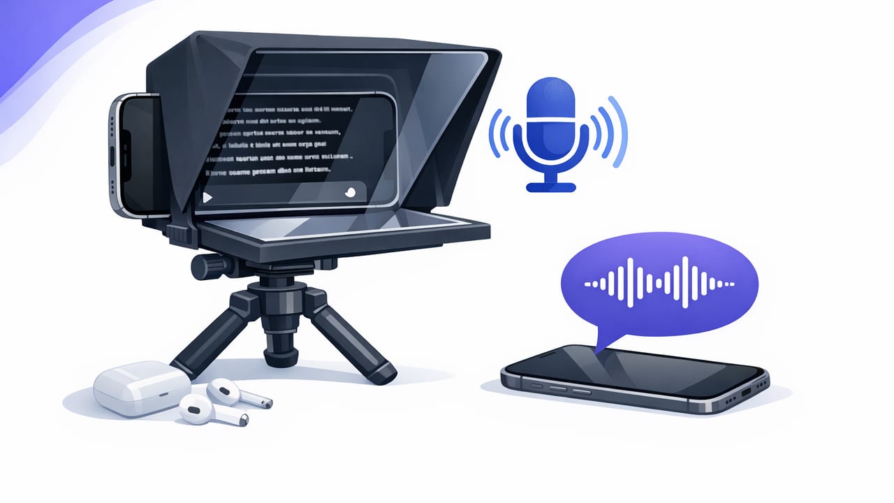 Voice Controlled Teleprompter for iPhone: A Creator’s Setup Guide