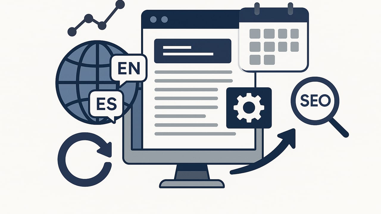 Daily Auto Publishing a Blog in Multiple Languages: Strategy & SEO
