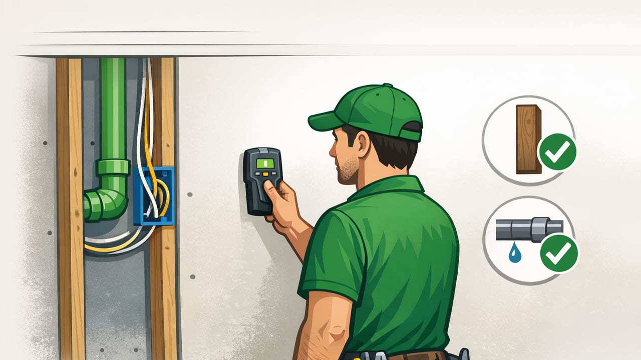 Quick Stud and Pipe Checks for Electricians Using an iPhone