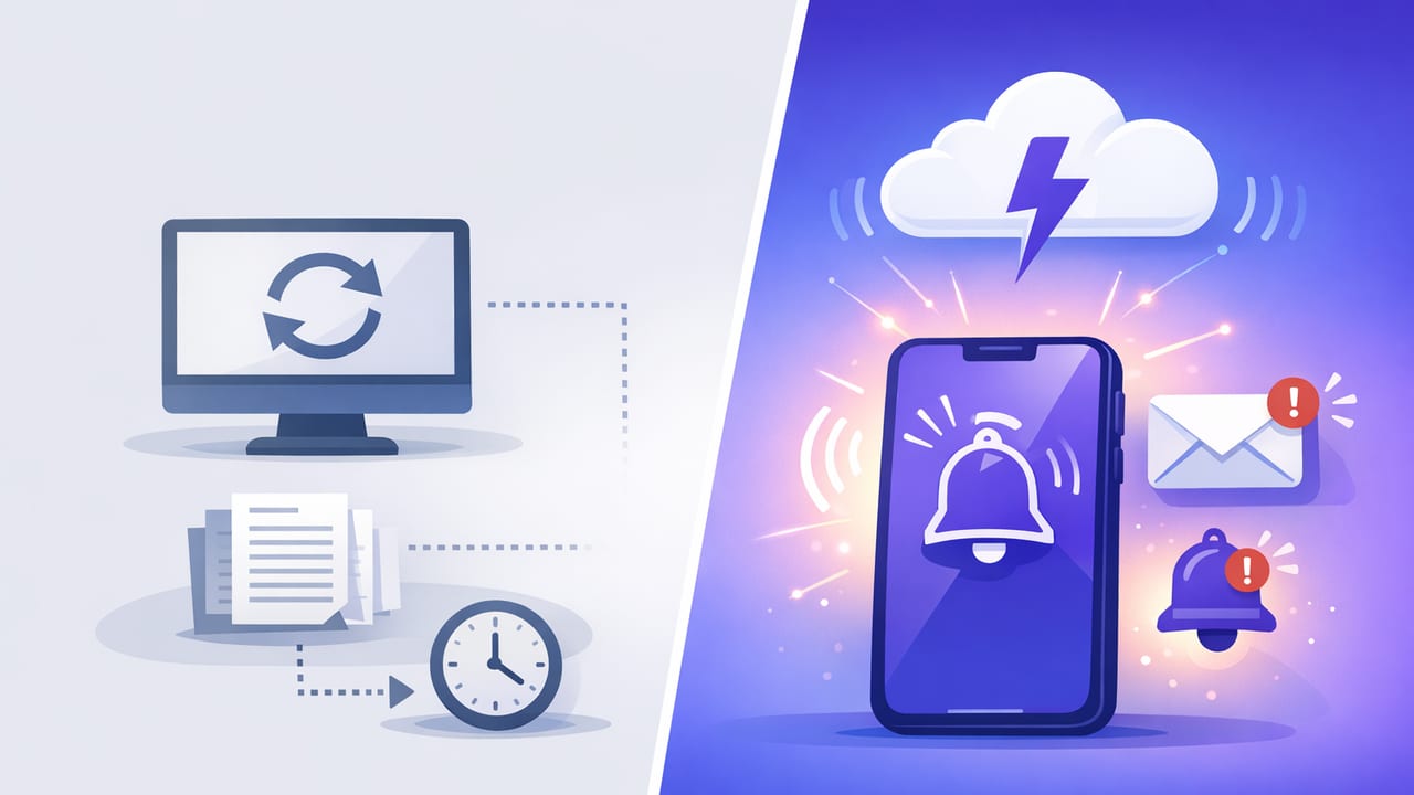 Real-Time Alerts Instead of Polling Scripts: Better Database Monitoring